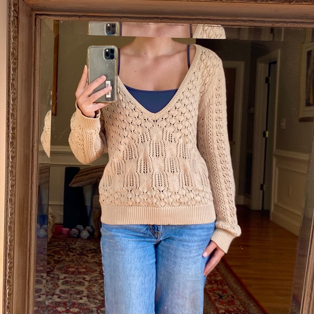 Faded Glory Wide Neck Sweater - Size L